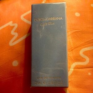 Dolce & Gabbana Light Blue 25 ml 0.84 ounce brand new shrink wrapped still
